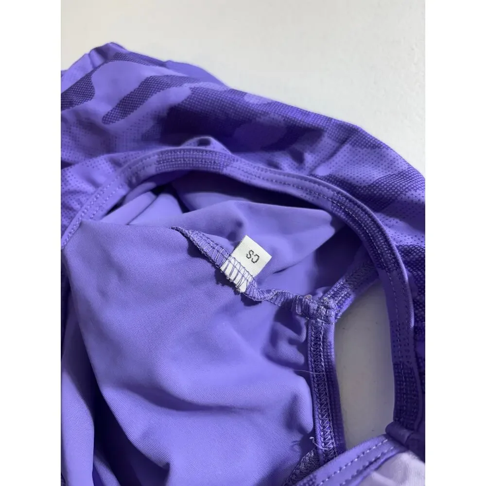 Destira Purple Camo Gymnastics Leotard Size Child Small